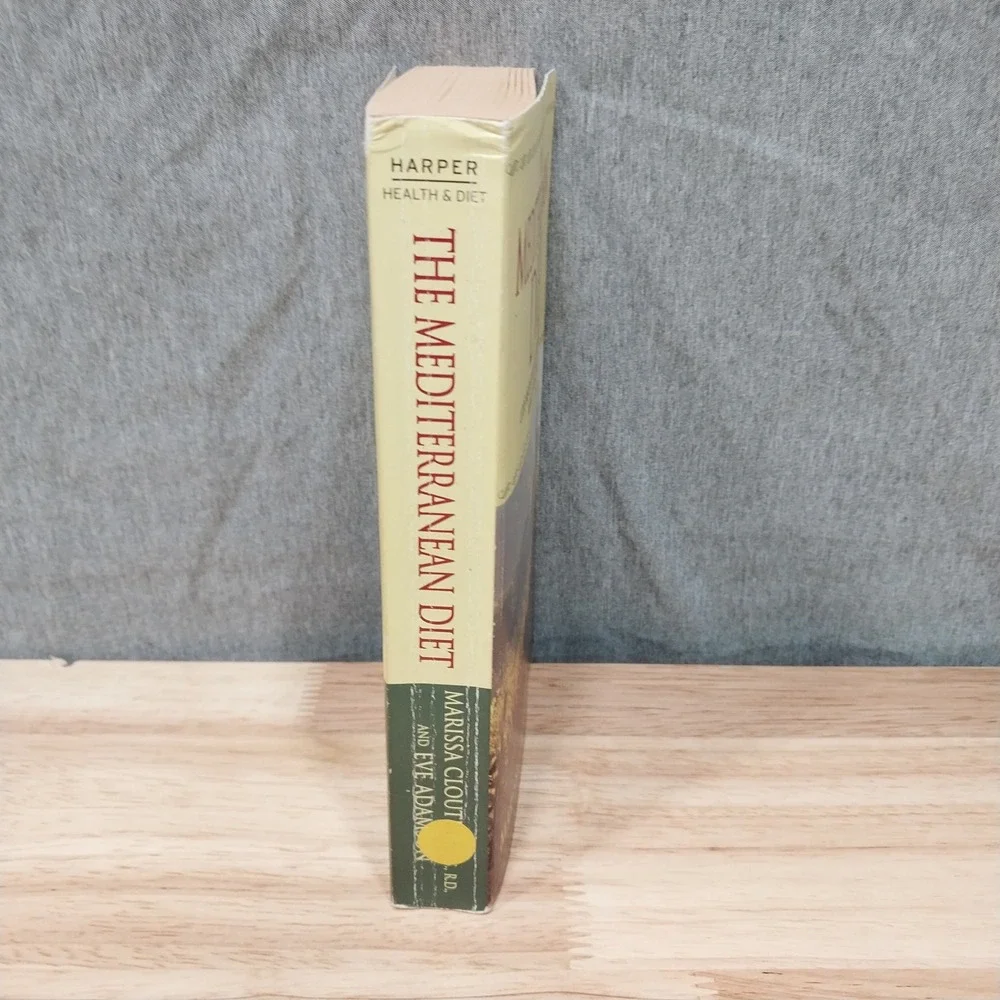 The Mediterranean Diet Clouther Paperback Book Health Nutrition Harper Tan